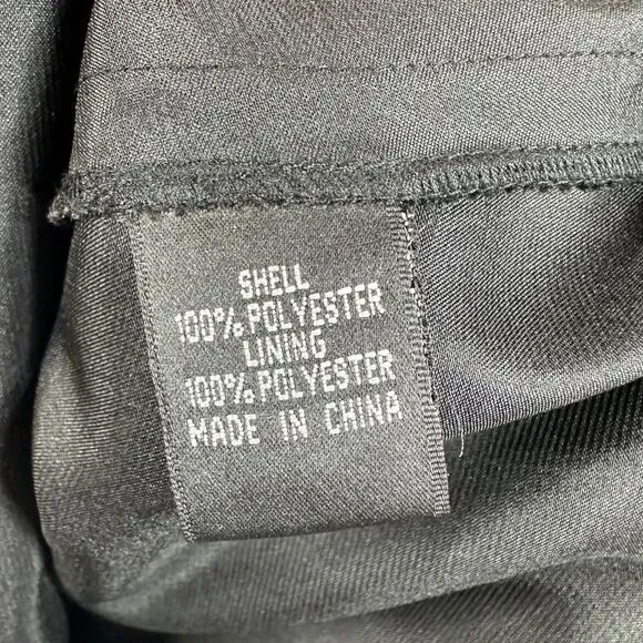 NWOT Adrianna Papell Black Sequin A-Line Skirt Size 8 - Picture 3 of 6